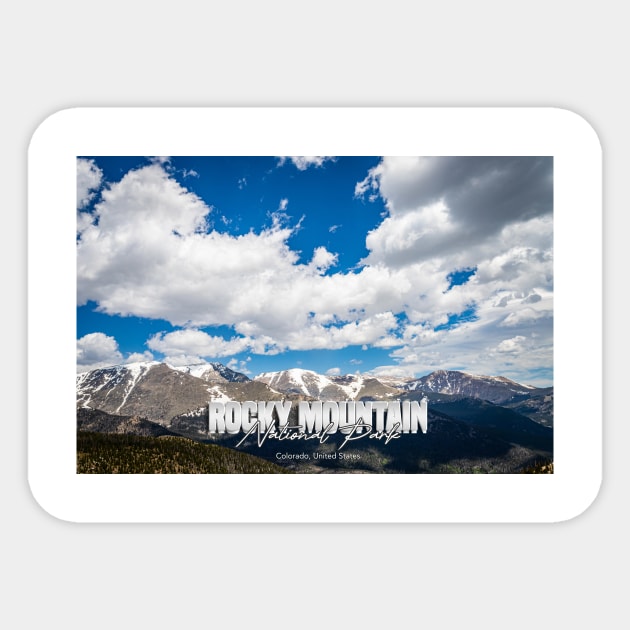 Rocky Mountain National Park Sticker by Gestalt Imagery
